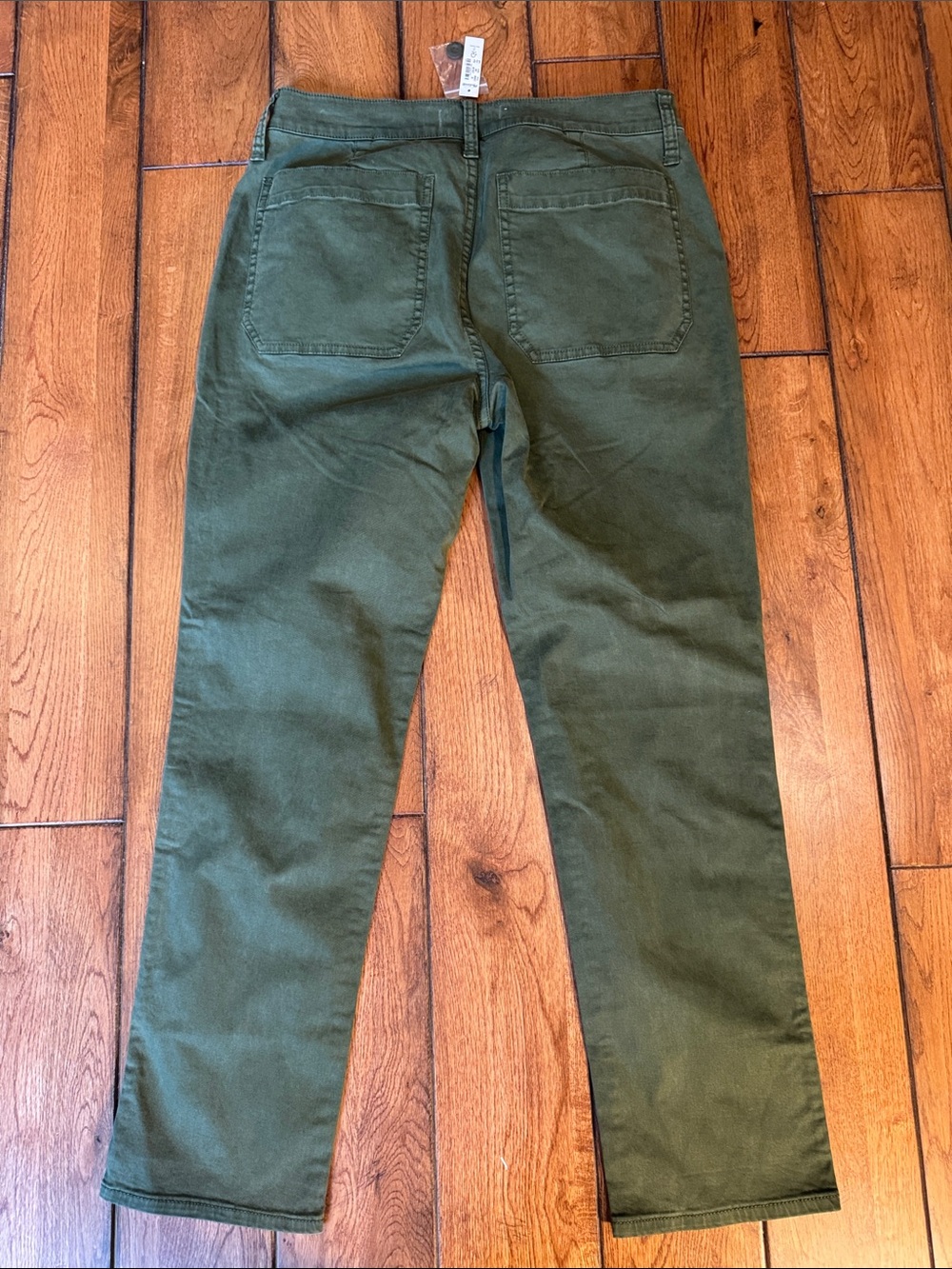 Madewell Olive Utility Women’s Chinos - Deep Olive Green - Picture 6 of 6